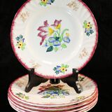 6 flat plates Longwy model Marseille