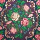 Moldavian wool handwoven floral rug - 210x162cm