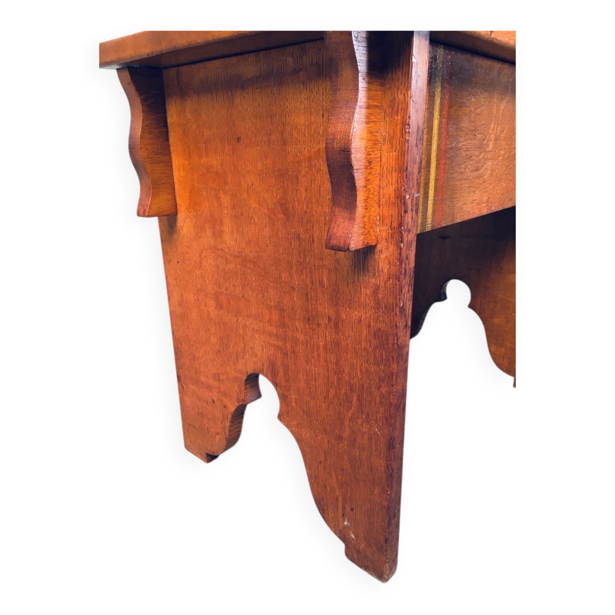 Amsterdam School Side Table, Netherlands, 1920s