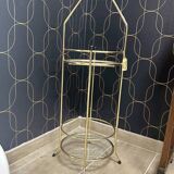 Gold metal side table