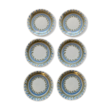 6 vintage Ceramic Roger Capron plates