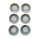 6 assiettes Roger Capron céramique vintage