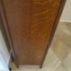 Double curtain cabinet - notary furniture - solid wood - 1970 - industrial style