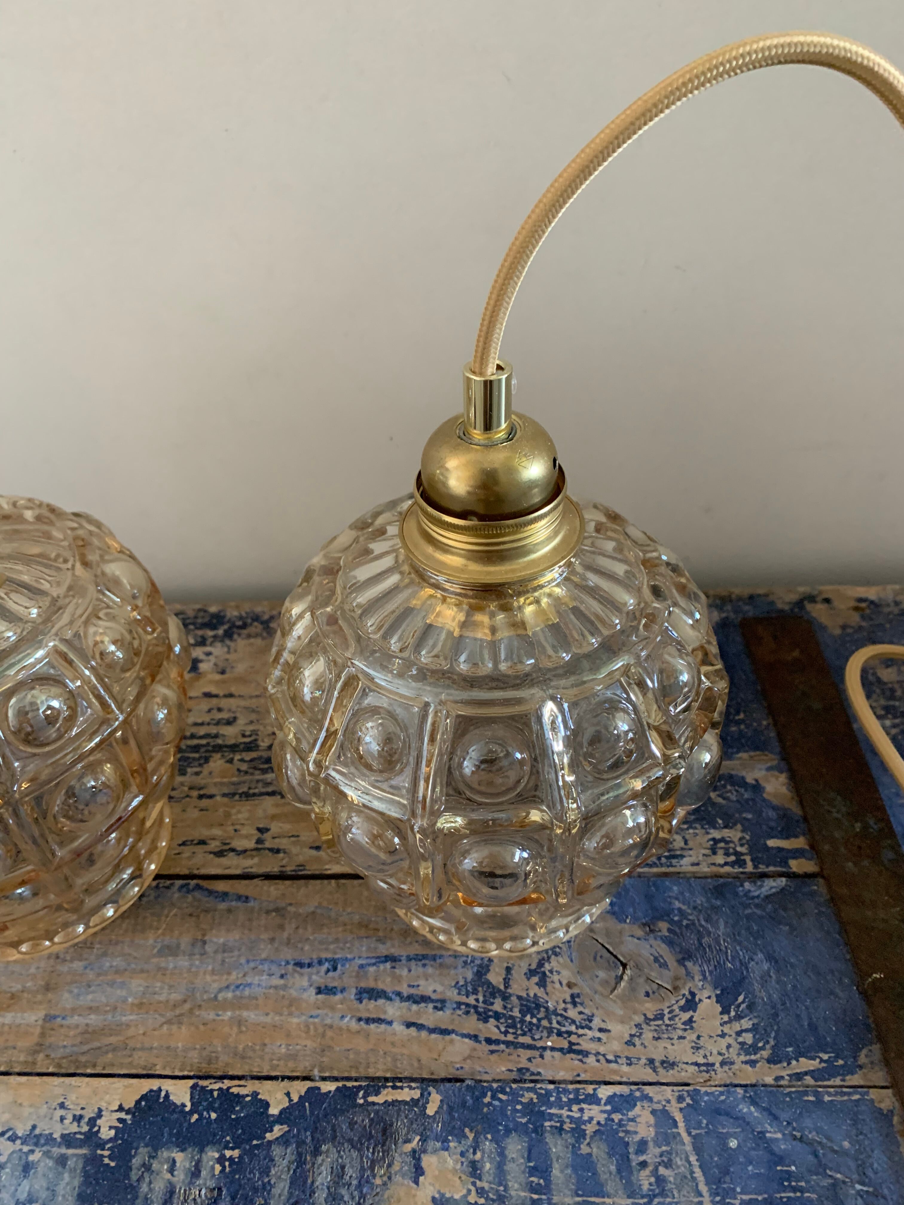 Set of two vintage handheld