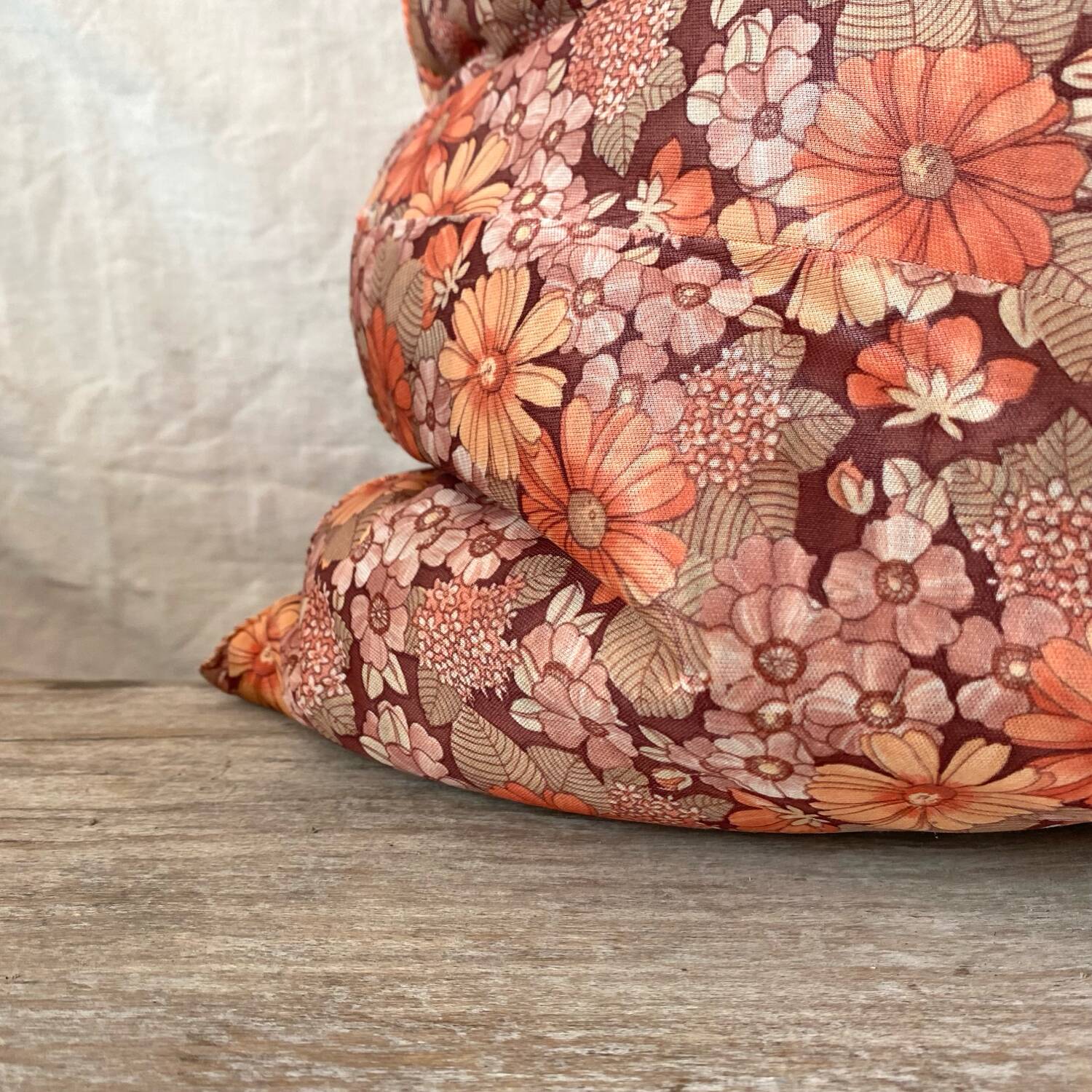 Vintage floral cushion