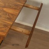 Elegant Art Deco dining table from the 1930s, walnut root veneer