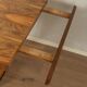 Elegant Art Deco dining table from the 1930s, walnut root veneer