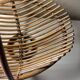 Vintage bamboo and rattan fruit bowl – Large fruit basket, boho chic / Riviera, retro centrepiece – Mid-Century 60s design