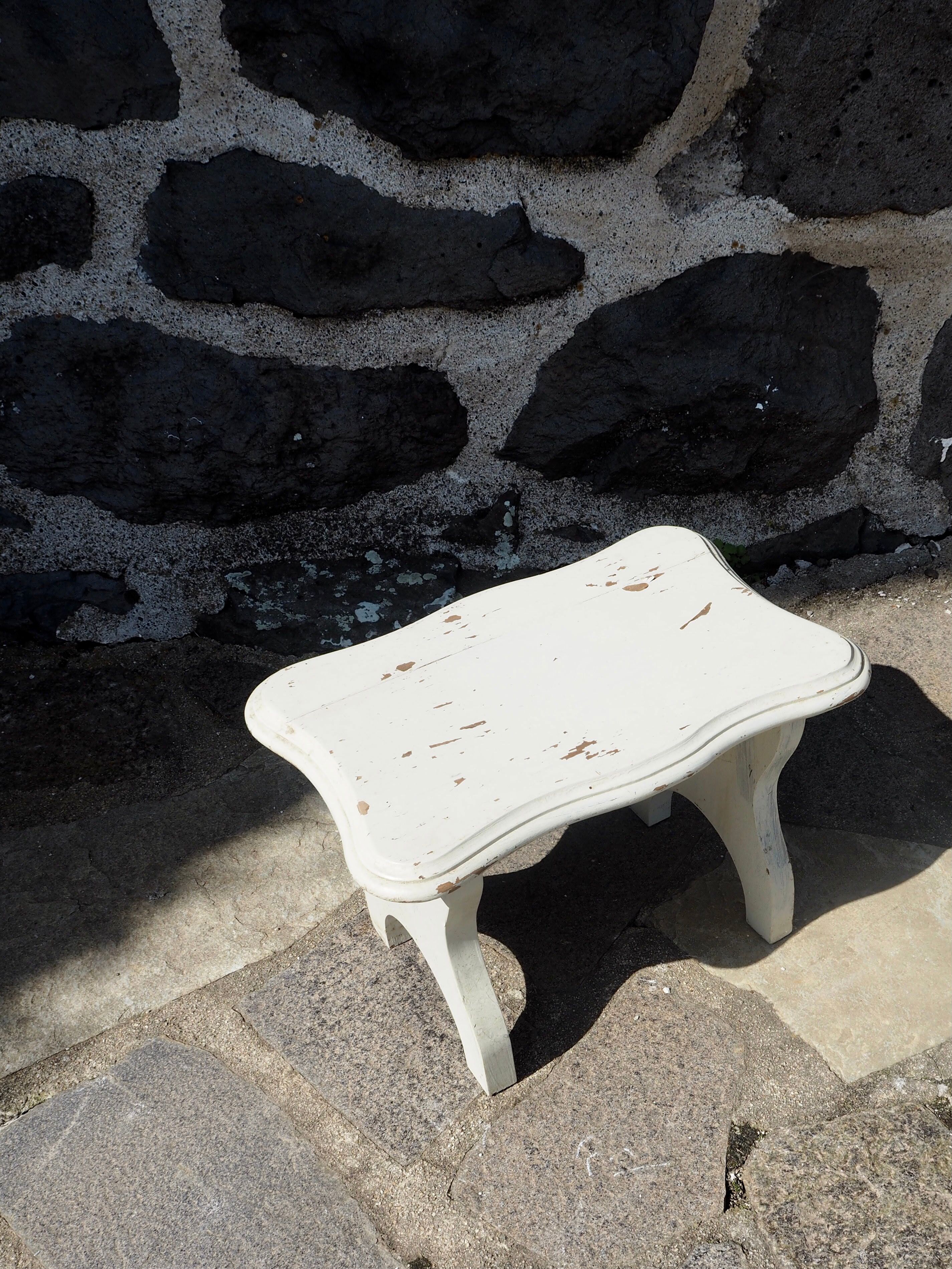 Wooden footboard wabi sabi