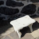 Wooden footboard wabi sabi