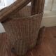 Panier cache pot osier zoomorphe