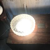 Vintage moulded glass ceiling 29cm