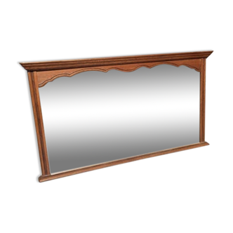 Former mirror of Bistro 50 years in oak 100x200cm