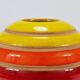Vase boule en céramique rayé Aldo Londi Bitossi, Italie, 1960s