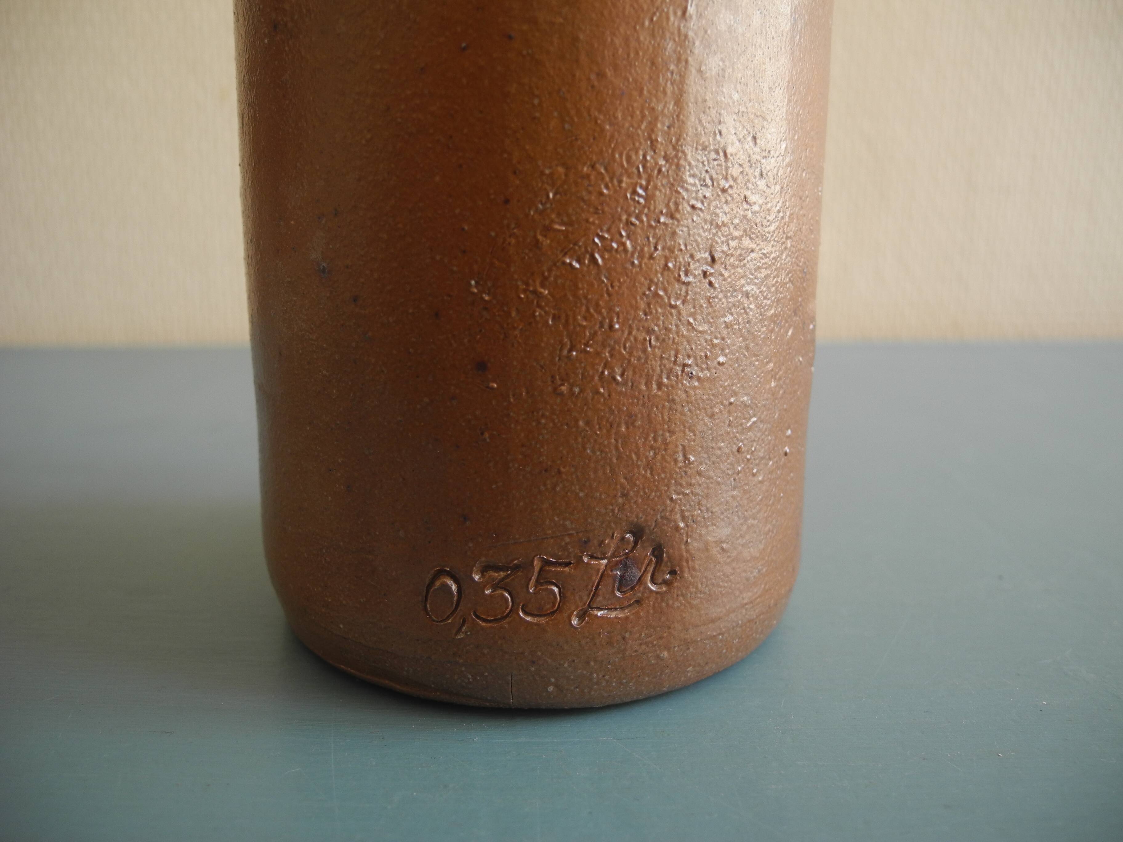 antique stoneware bottle rustic decor