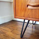 Dresser foot metal by G plan teak
