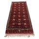 Antique Yomud Jaffarbai Turkmen rug, handwoven from the 1880s.