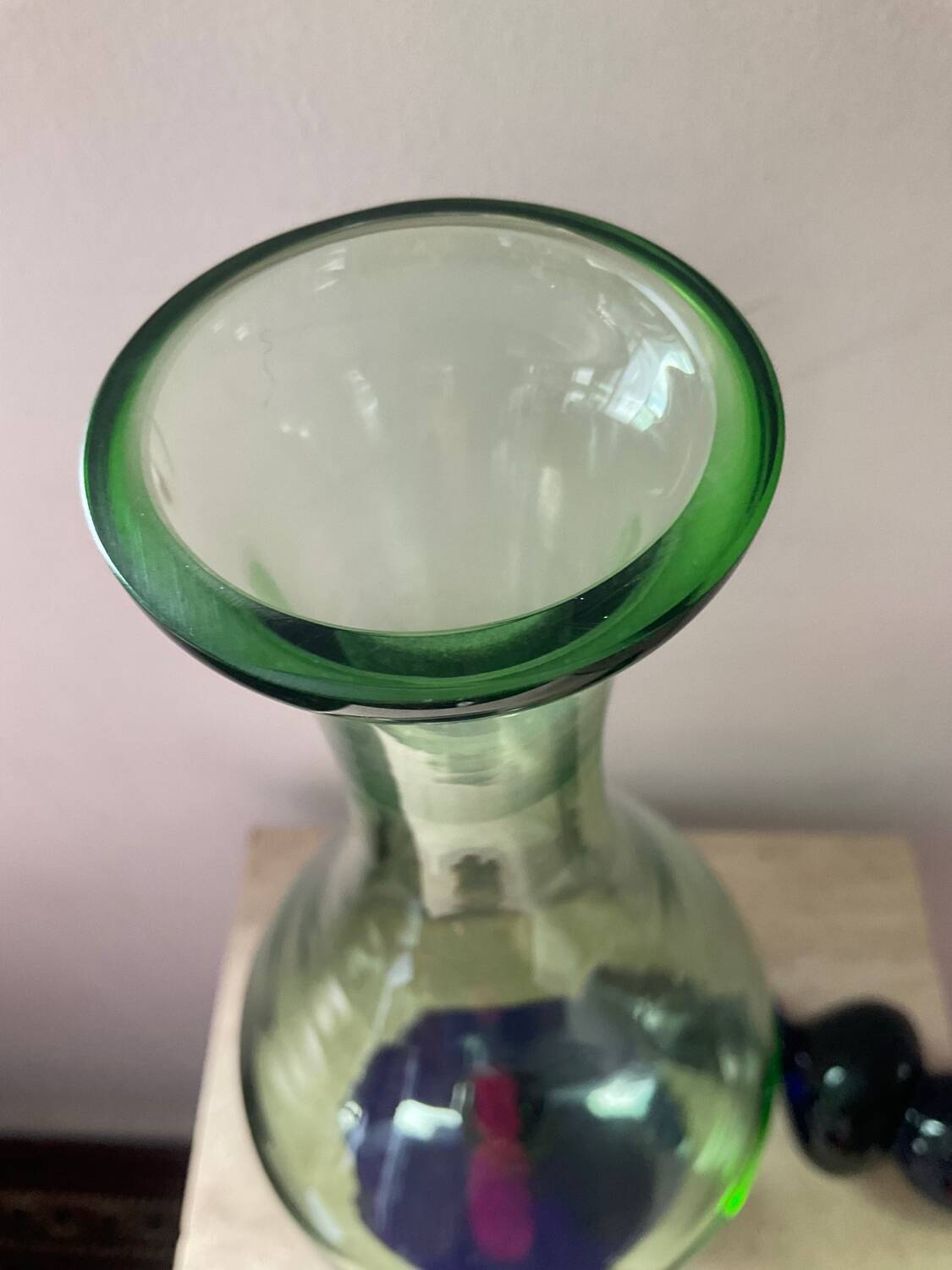 Vintage Murano glass carafe from the 70s