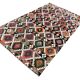 Oushak Vintage Geometric Kilim