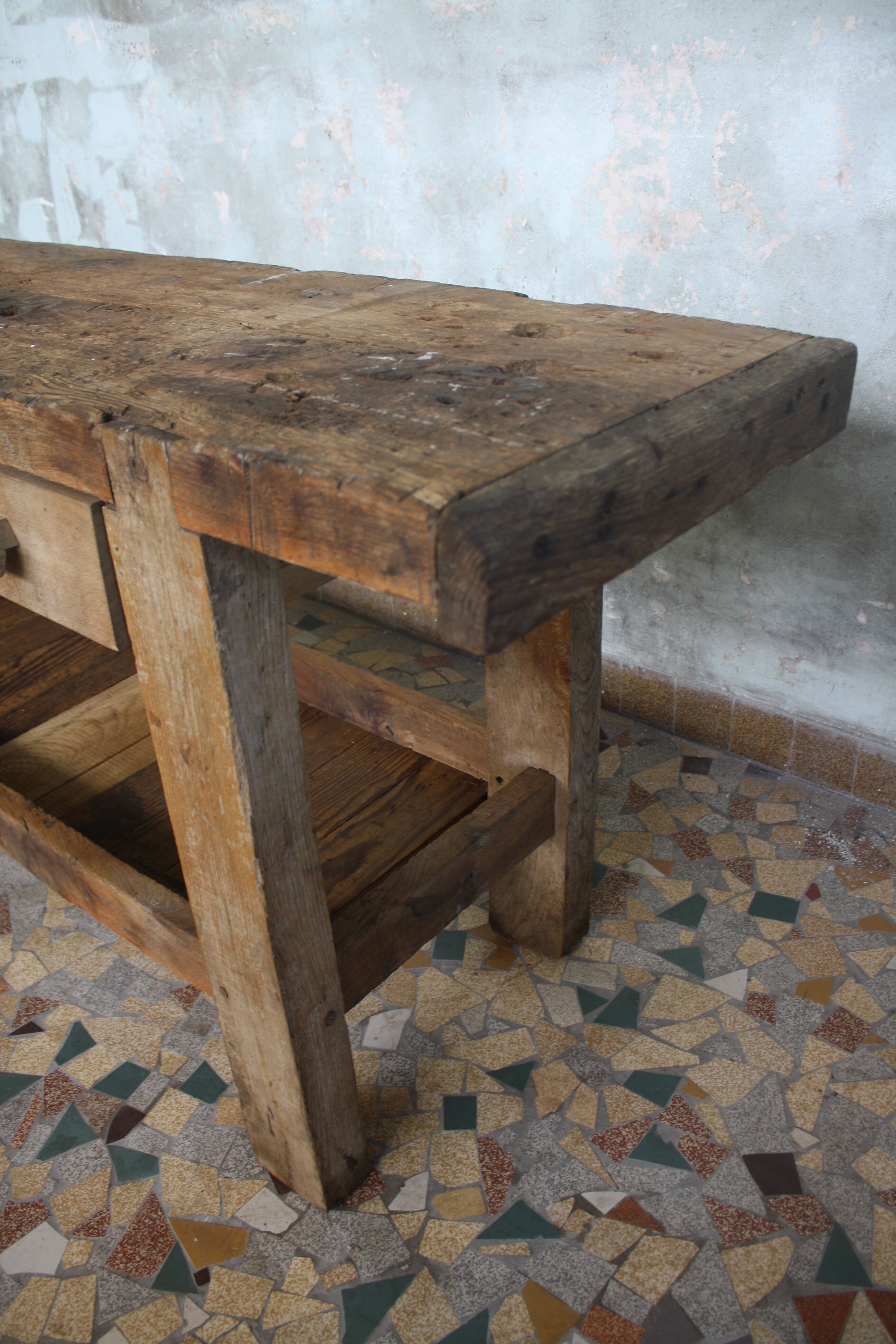 Established rough wood carpenter
