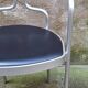 Pair of aluminum armchairs by Henning Larsen