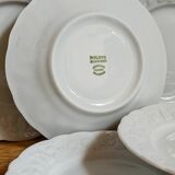 Six vintage Philippe Deshoulières Limoges California porcelain bread plates