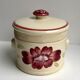 Digoin Sarreguemines model "Marguerite" hand-painted box 50s