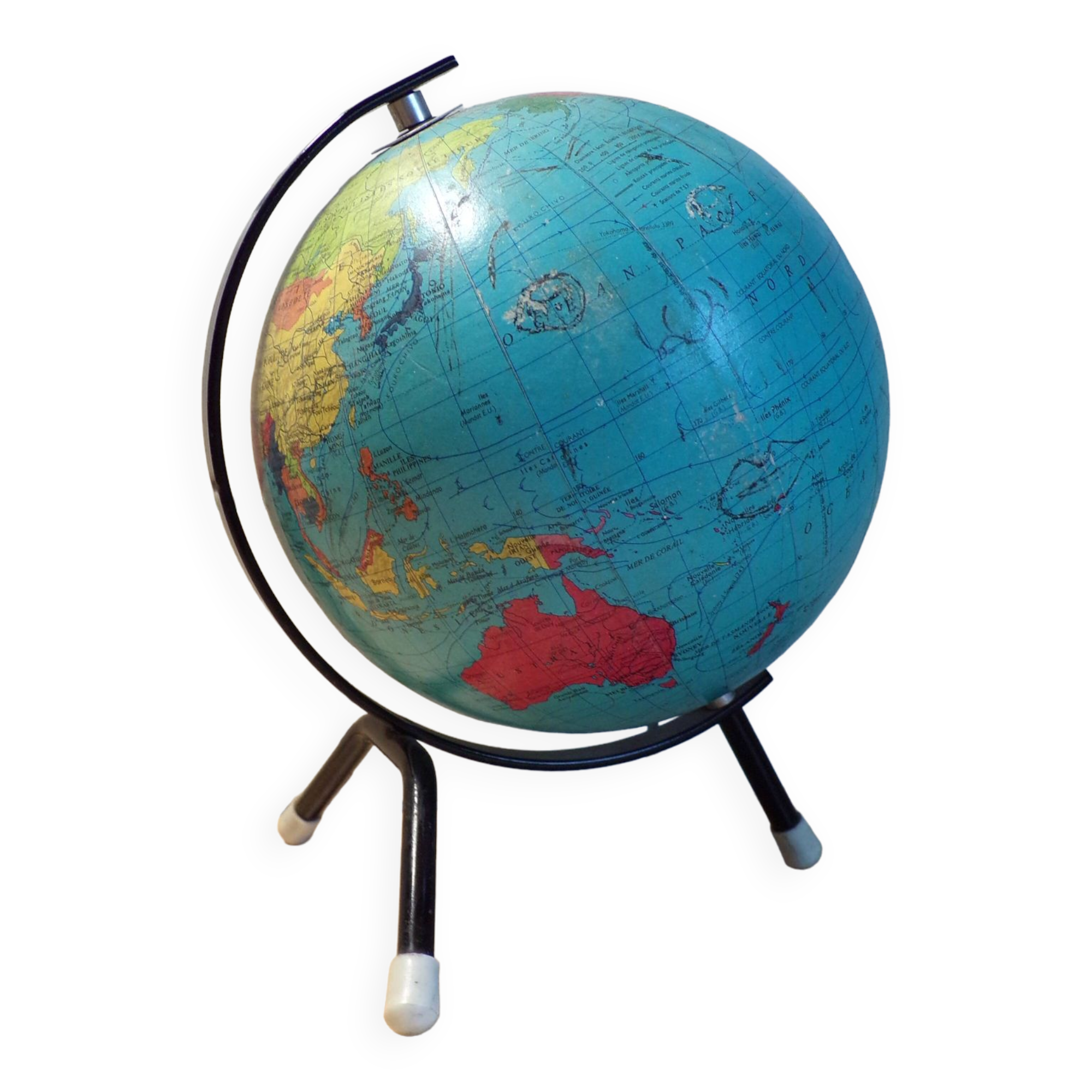 Taride terrestrial globe 1960s Ø15cm