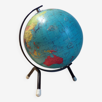 Globe terrestre Taride années 1960 Ø15cm