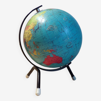 Taride terrestrial globe 1960s Ø15cm