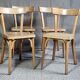 4 baumann bistro chairs 60s