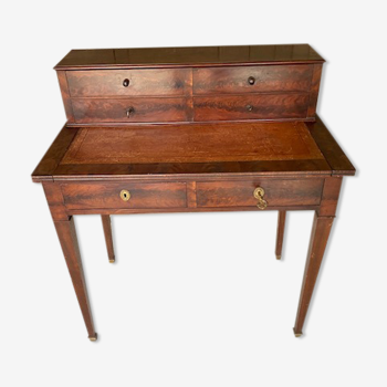 Bureau en acajou et cuir style Empire 1900