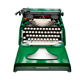 Machine à écrire Remington Concord vert anglais révisée ruban neuf