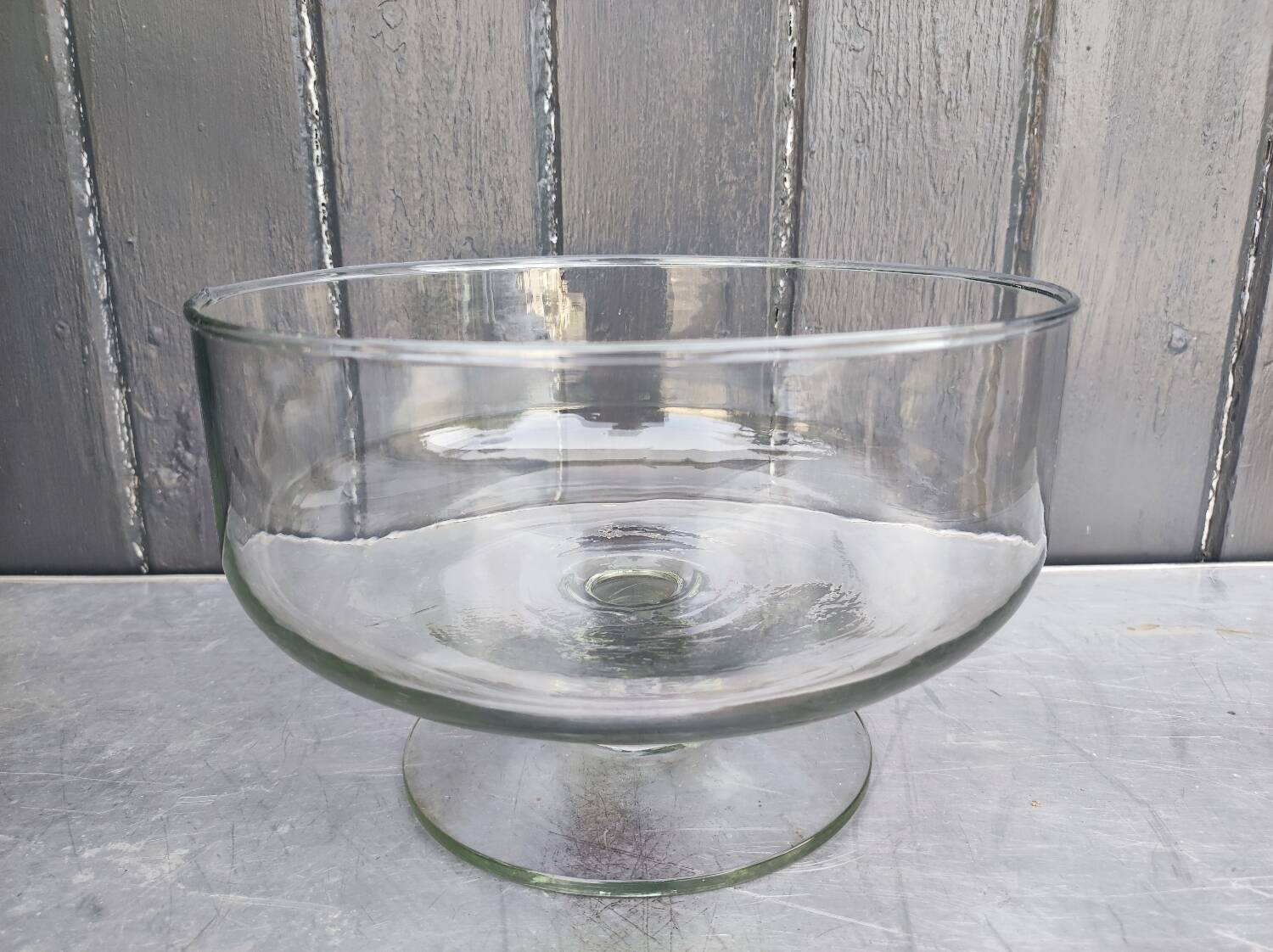 Bubble glass fruit bowl, 1970