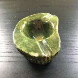 Cendrier marbre vert mousse