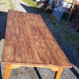 Country farm table in pine , 2 drawers
