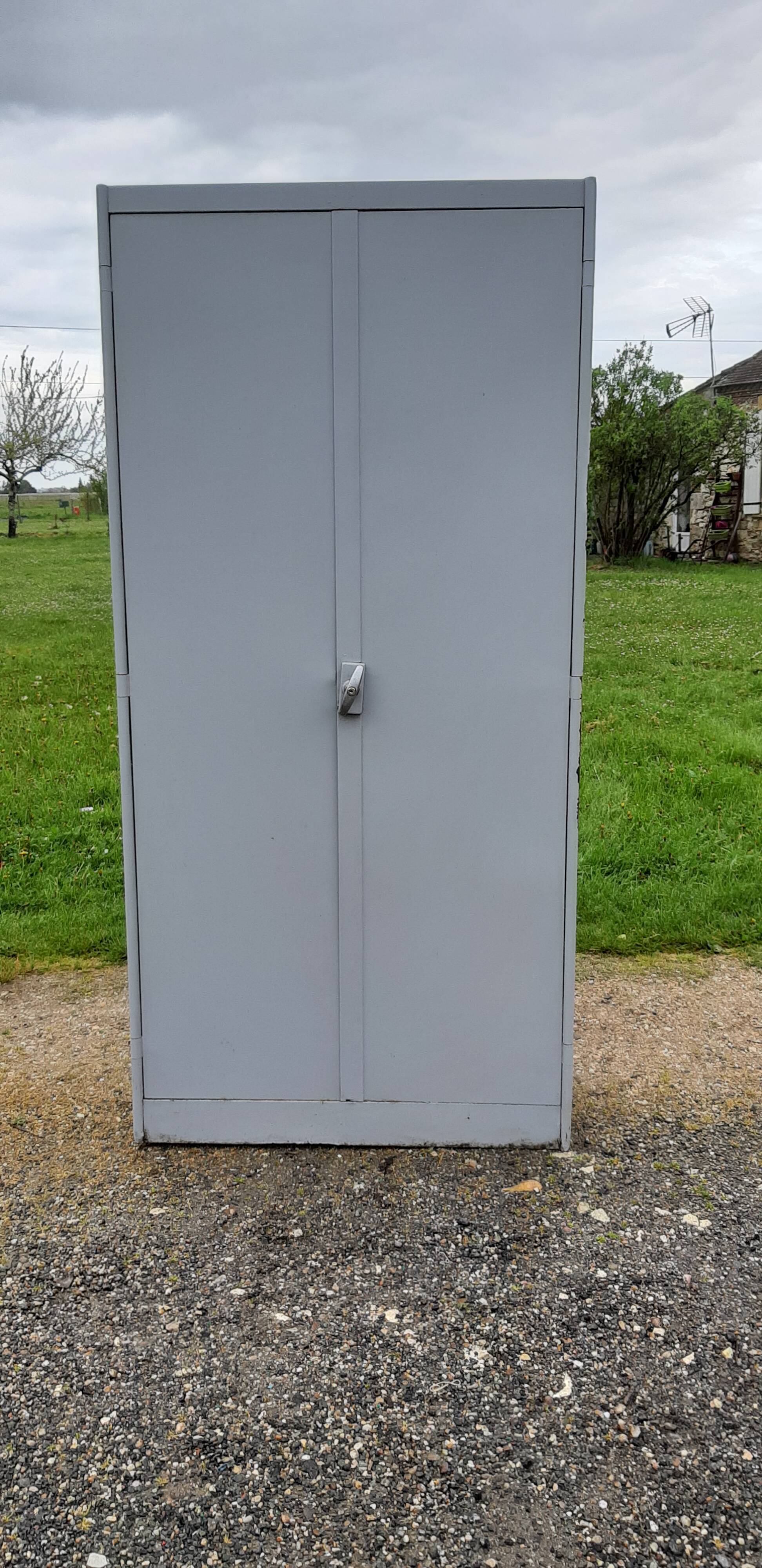 Industrial iron cabinet