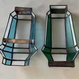 Set of 2 oriental wall lights