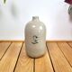 Handmade soliflore vase in glazed terracotta