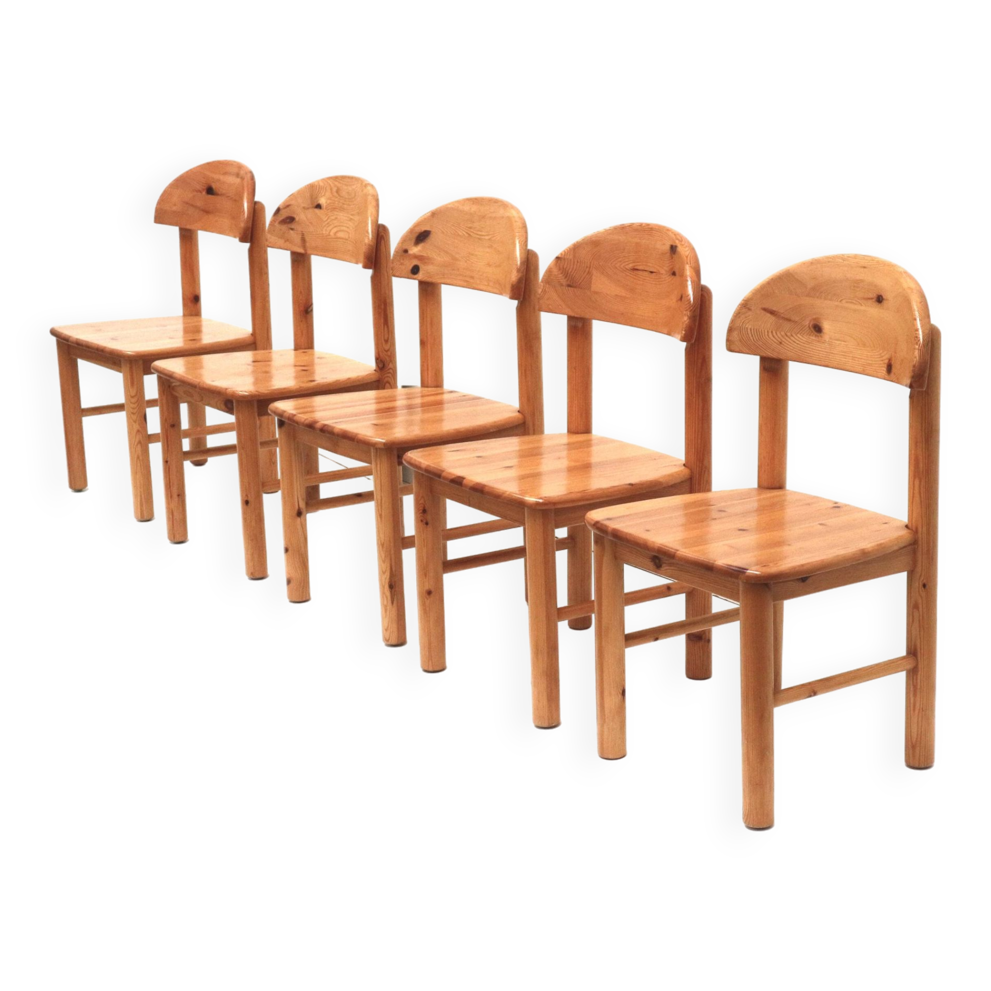 Set of 5 Rainer Daumiller chairs from the 1970s
