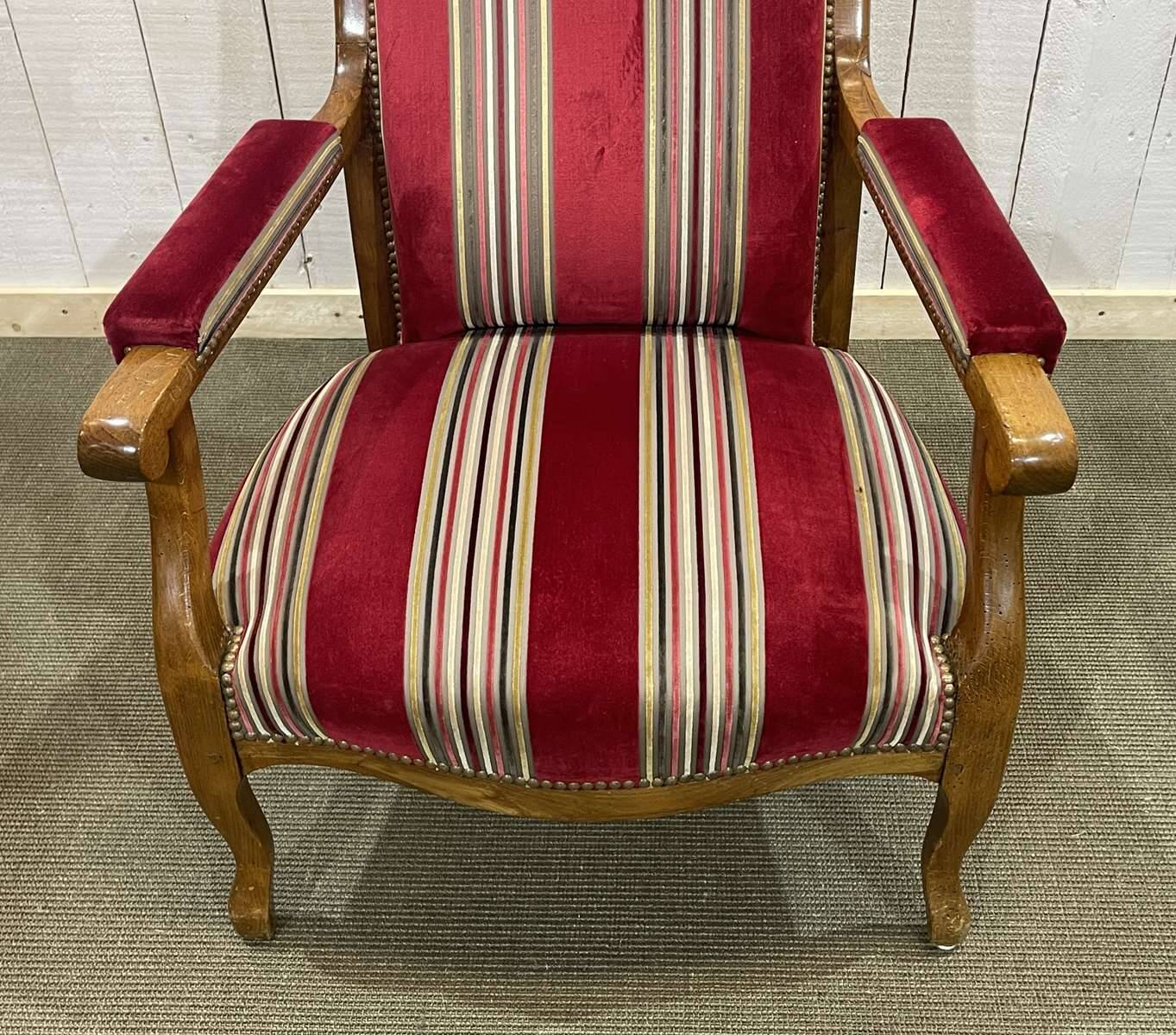 Late 19th century Voltaire armchair in beech