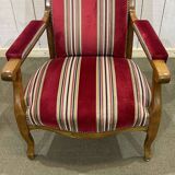 Late 19th century Voltaire armchair in beech