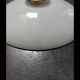 Old hanging lampshade white opaline Art Deco 1930 Ø 25.8 cm TBE