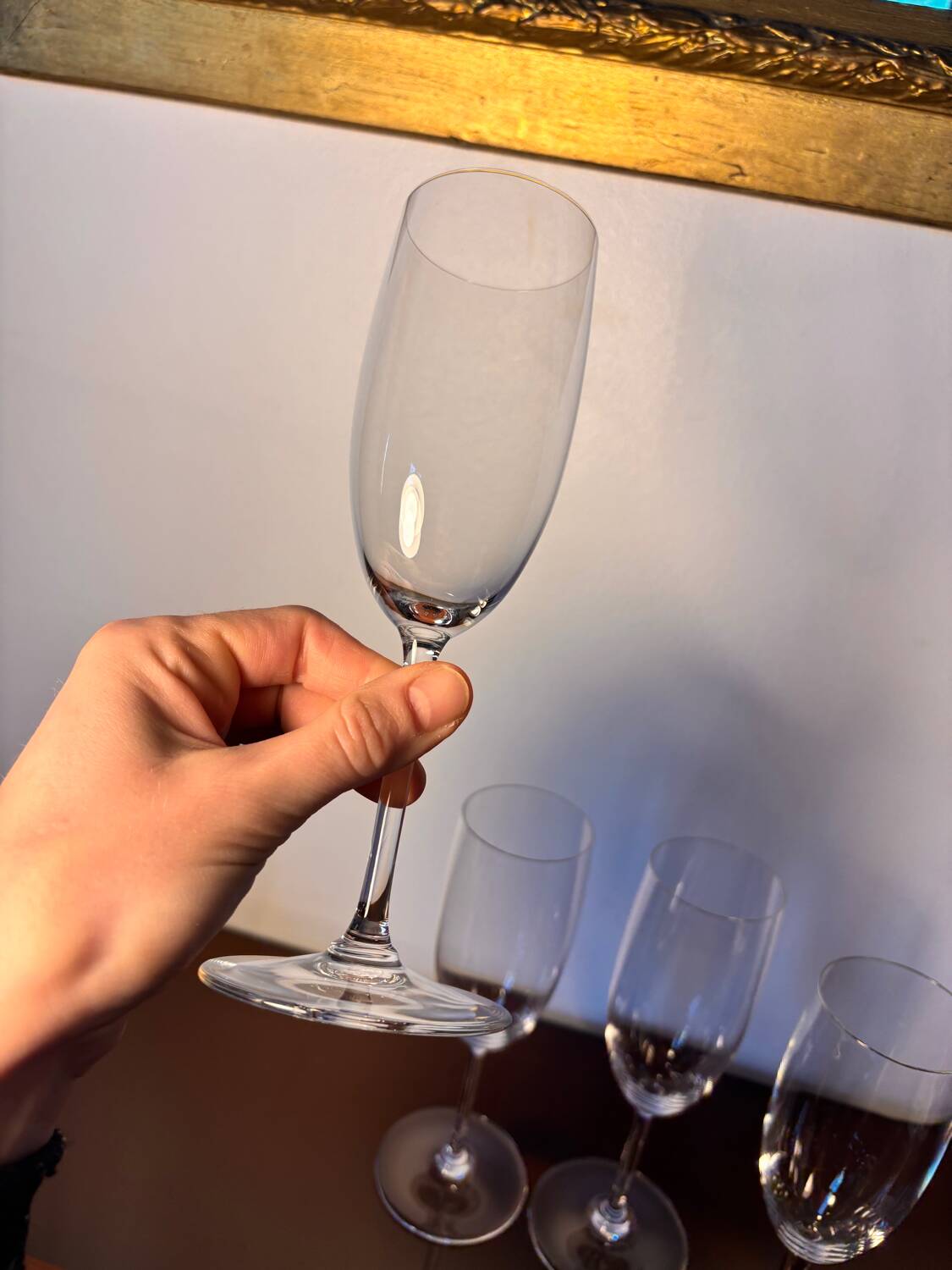 4 Baccarat Perfection champagne flutes