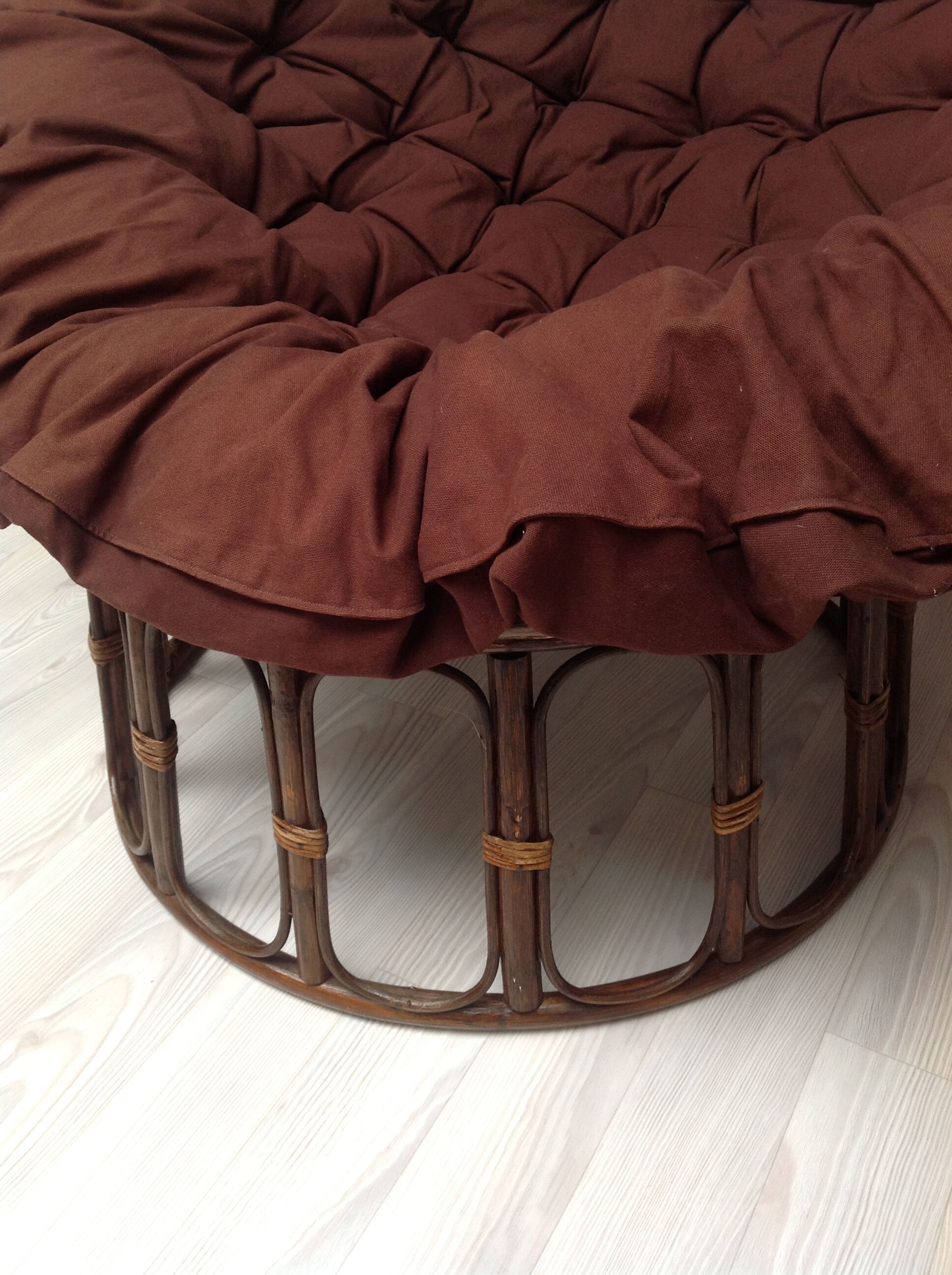 Fauteuil bambou et rotin année 70