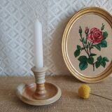 Hand candle holder rat of sandstone cellar