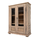 Vitrine en noyer à deux portes, 1880