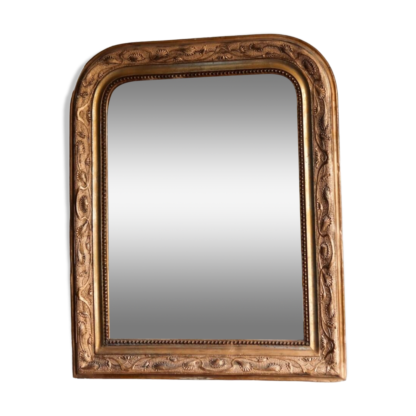 Antique gilded Louis Philippe mirror