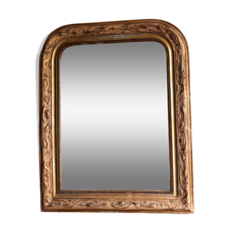 Antique gilded Louis Philippe mirror