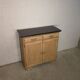 Small kitchen cabinet / small Mado sideboard in raw wood, 1950